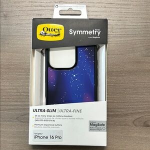 New OtterBox Symmetry Series iPhone 16 Pro Case - Starry Sky